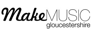 Make Music Gloucestershire logo